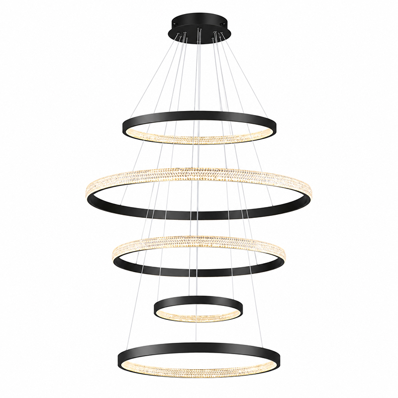 Lámpara Colgante Nessy Negro LED 120w 100cm