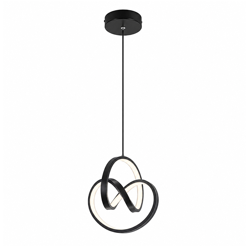 Lámpara Colgante Horgen LED 30w Negro 50cm 