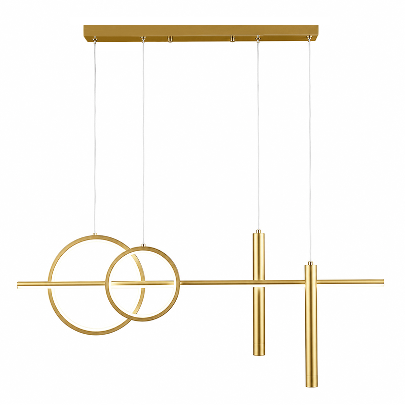 Lámpara Colgante Crisser Oro LED 45w 100x25cm 