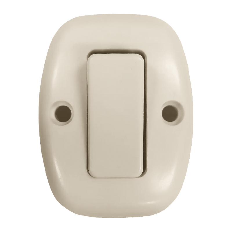 Interruptor Sobrepuesto Beige 