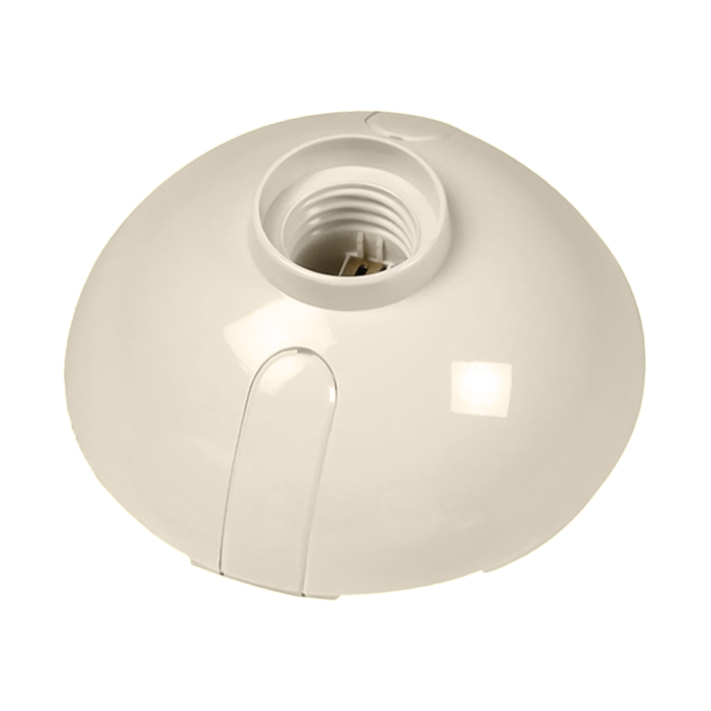 Rosetón E-27 ABS 12cm 150w Beige