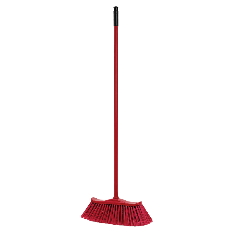 Escoba Roja Cepillo Nylon 127x35cm