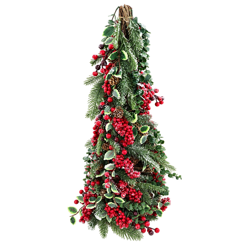 Adorno Árbol Navideño Cerezos 60cm 