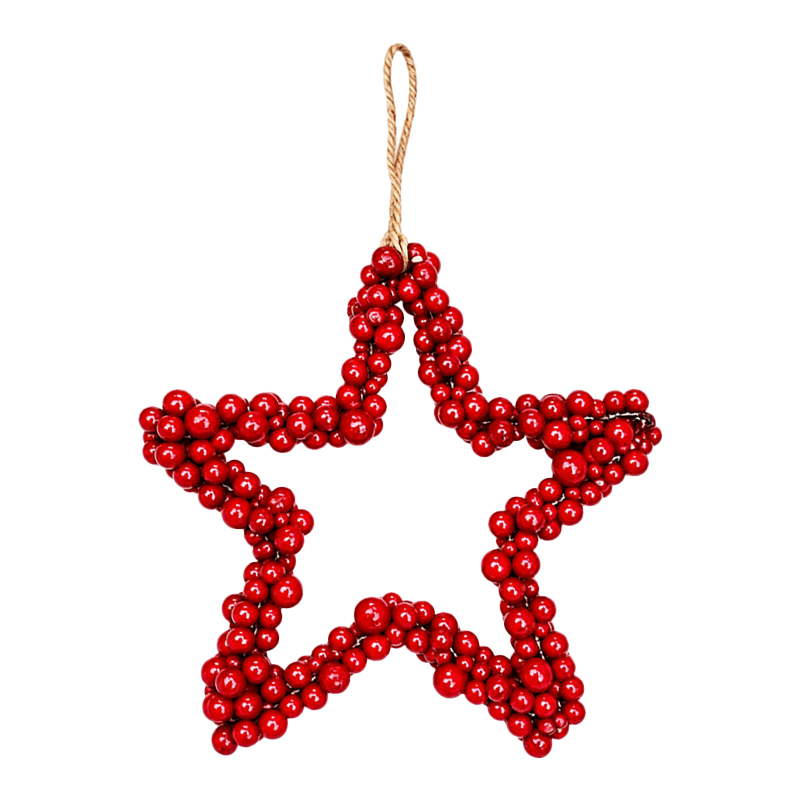 Estrella Colgante Navideña Cerezo Winter Village 20cm 