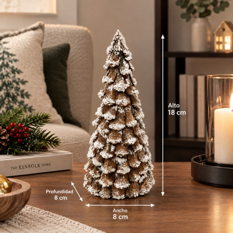 Adorno Árbol Navideño Piñones Frost 18cm 