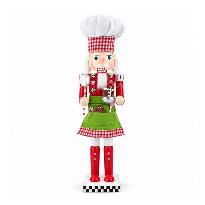 Cascanuez Chef Candy Rojo Verde y Blanco 38cm 
