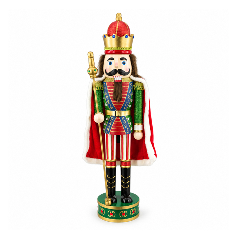 Cascanuez King con Bastón Verde Azul y Rojo 80cm 