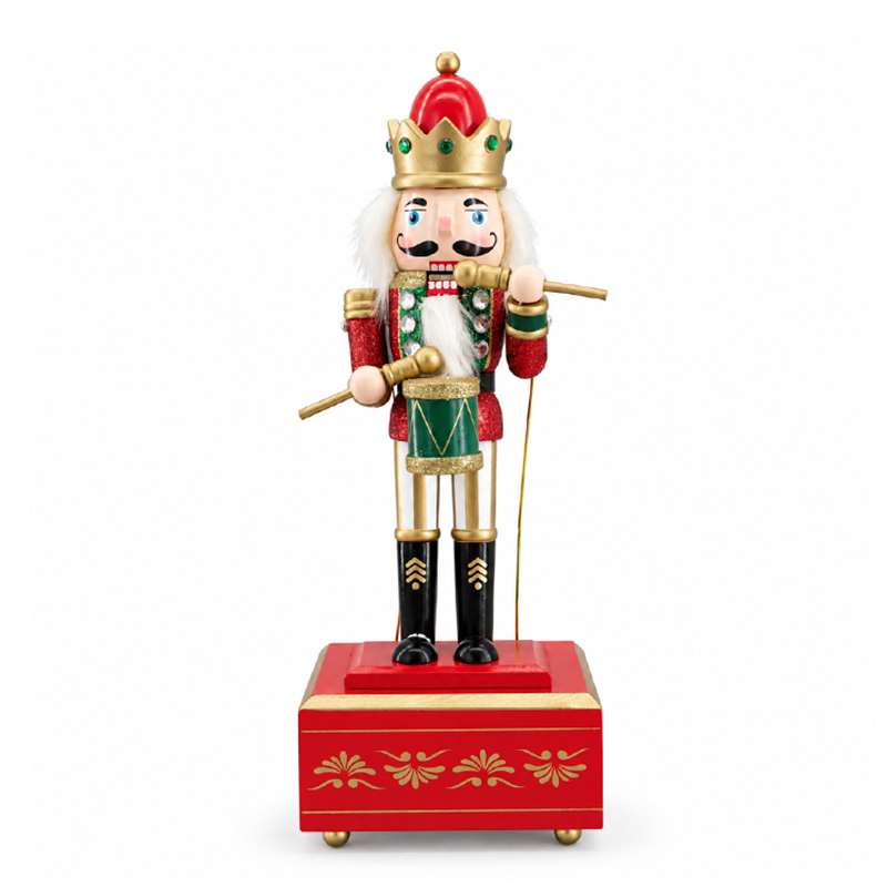 Cascanuez King con Tambor Musical 32cm 
