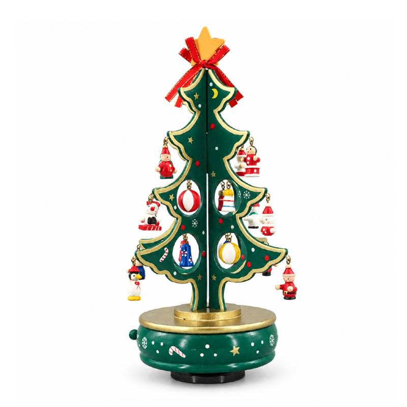 Árbol Musical con Adornos 28cm 