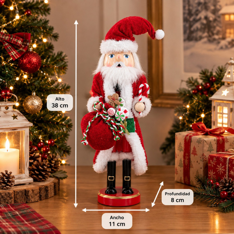 Cascanuez Santa Roja 38cm 