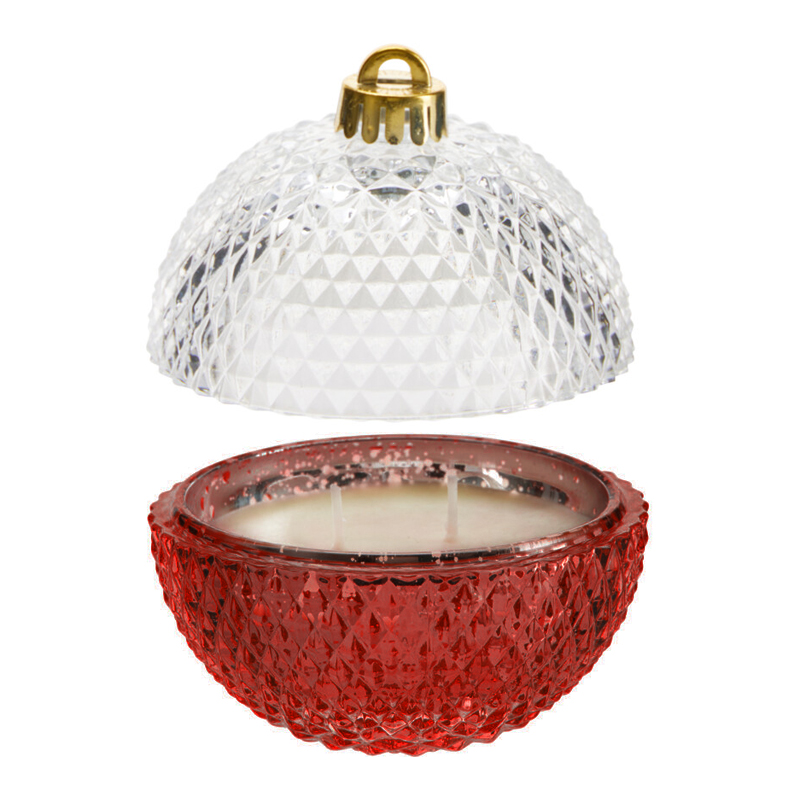 Vela Aromático Ornamento Rojo 11cm 