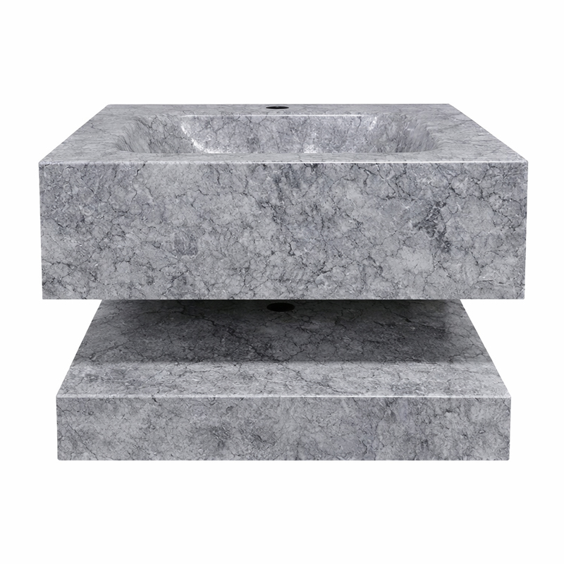 Mueble de Baño Aéreo Gris 60x47cm