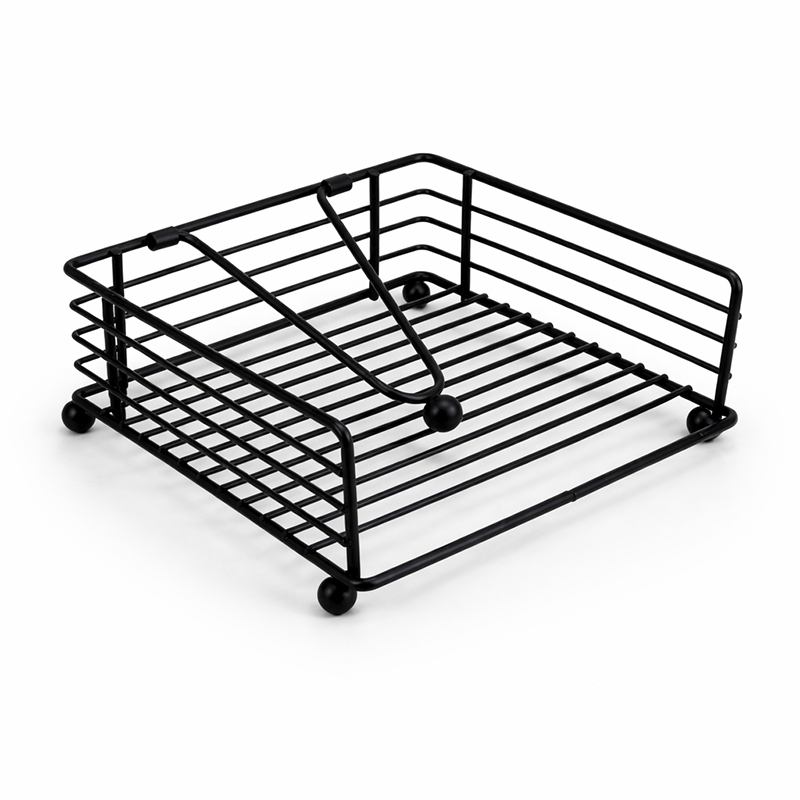 Porta Servilleta Swing 18x18cm Negro