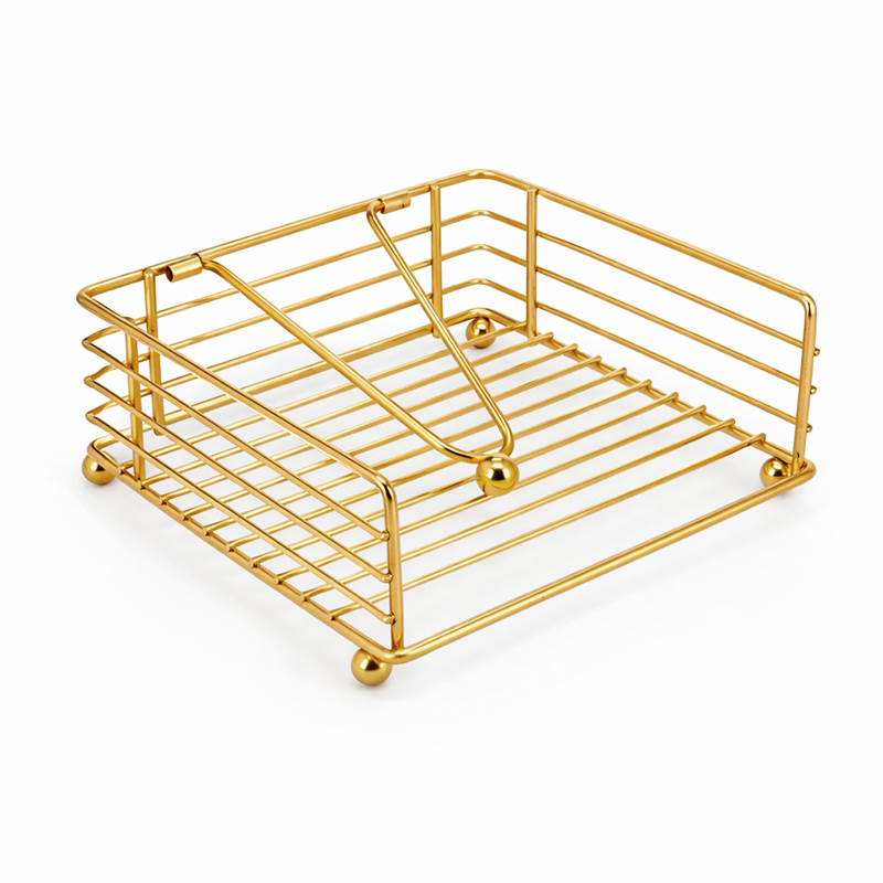 Porta Servilleta Swing 18x18cm Oro