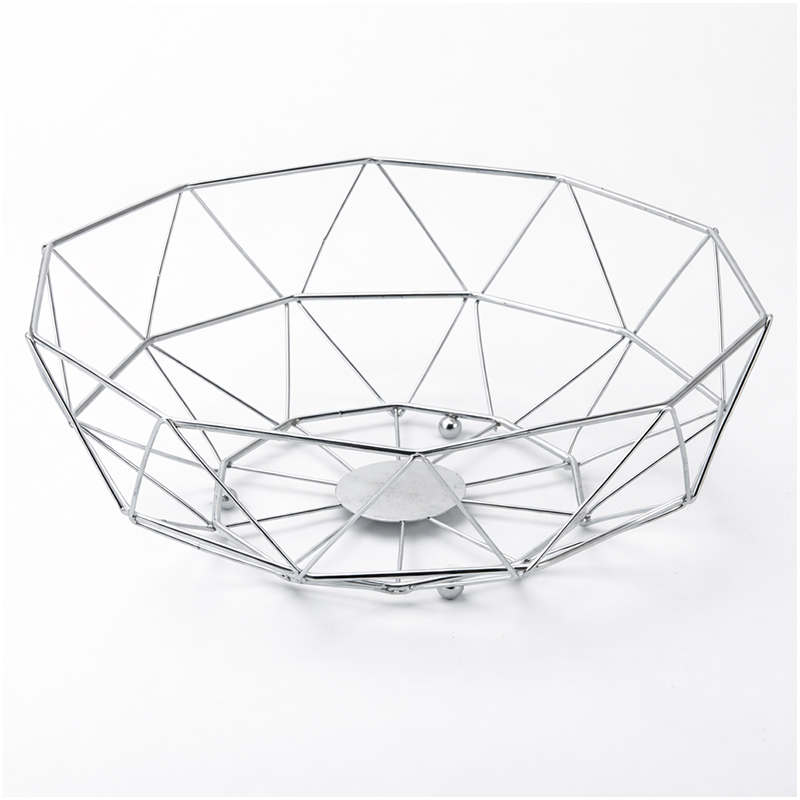 Frutero Diamond 28x11cm Cromo