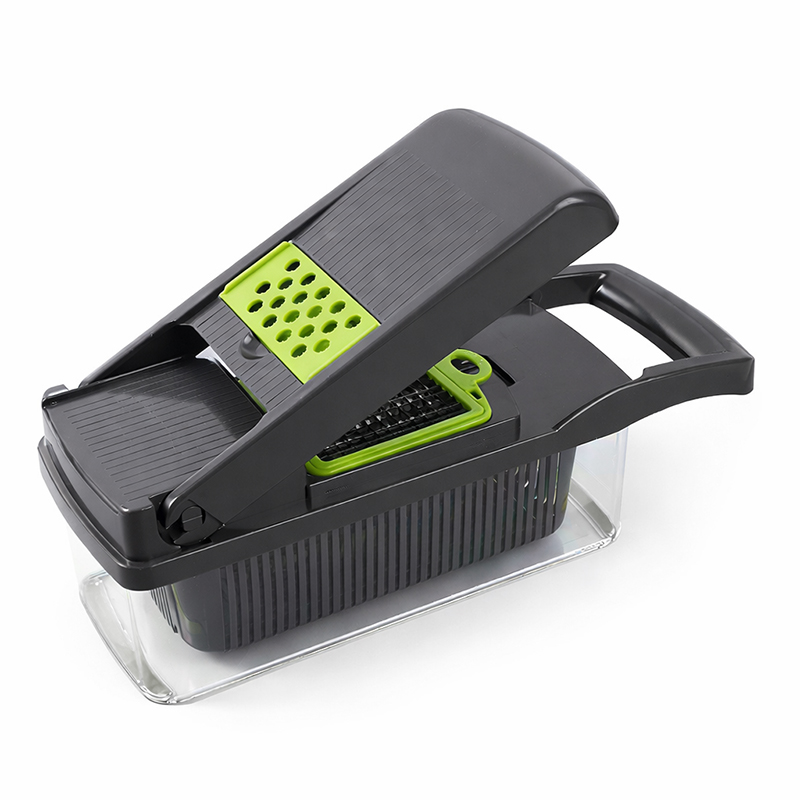 Rallador Mandolina con Base 14 Piezas