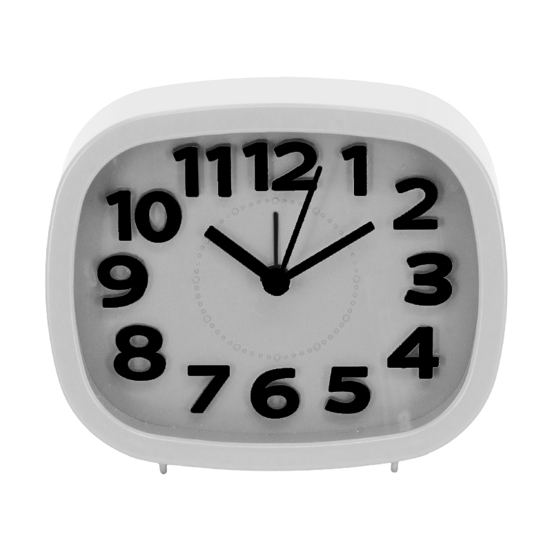 Reloj de Mesa Colby 10x12cm Blanco