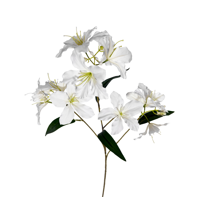 Flor Artificial Árbol Orquídea Blanca 75cm