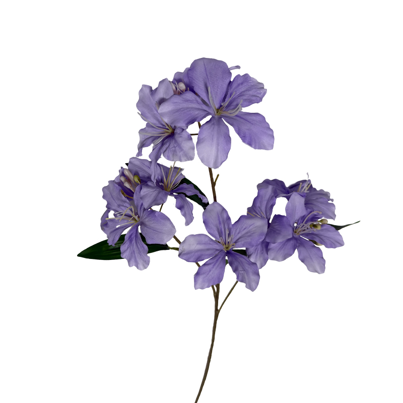 Flor Artificial Árbol Orquídea Lila 75cm