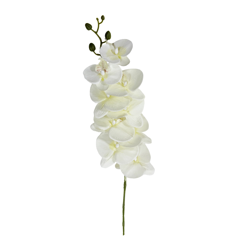 Flor Artificial Orquídea Blanca 93cm