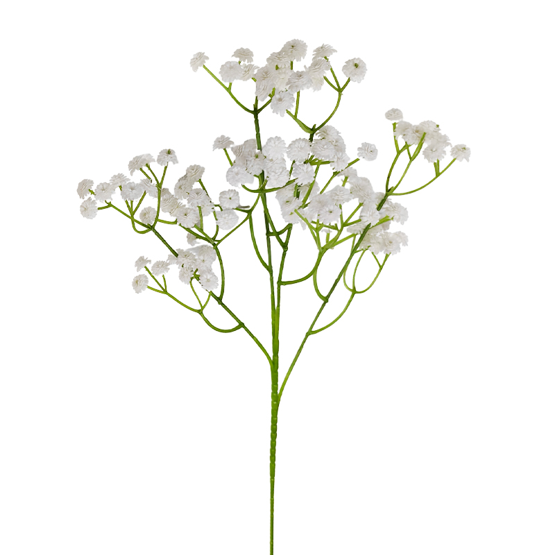 Flor Artificial Crisantemo Blanco 65cm 