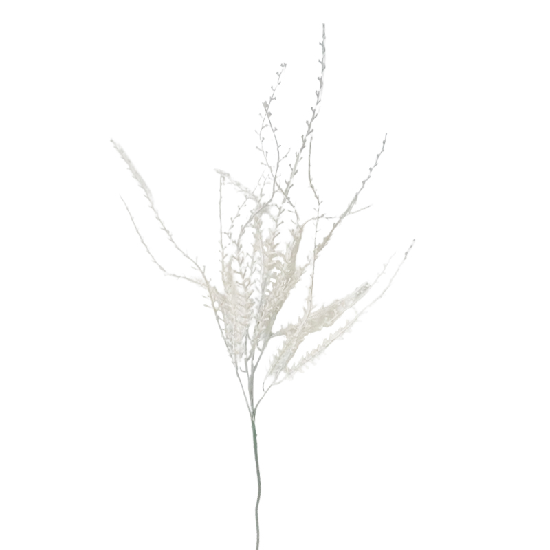 Flor Artificial Plumón Blanco 80cm 