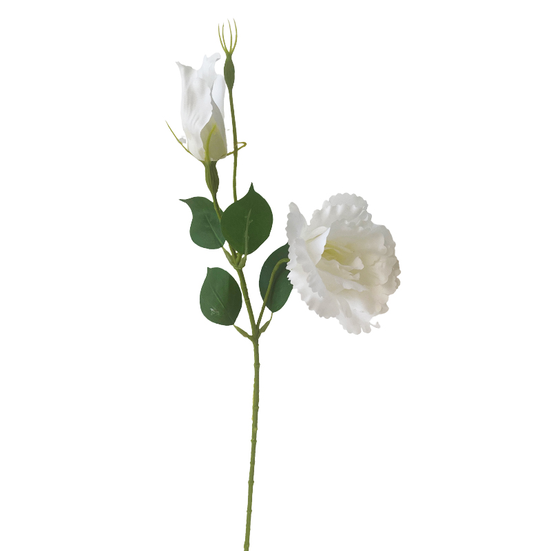 Flor Artificial Clavel Blanco 50cm 