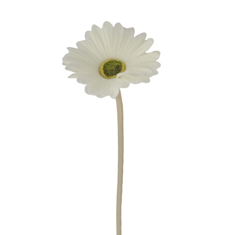 Flor Artificial Gerbera Blanca 40cm