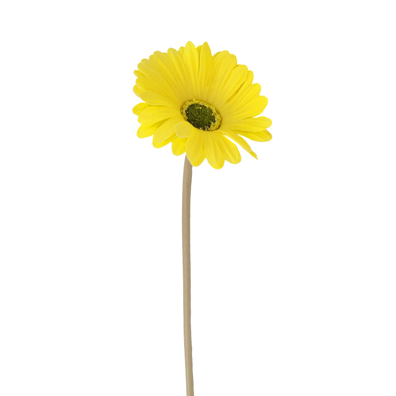 Flor Artificial Gerbera Amarilla 40cm