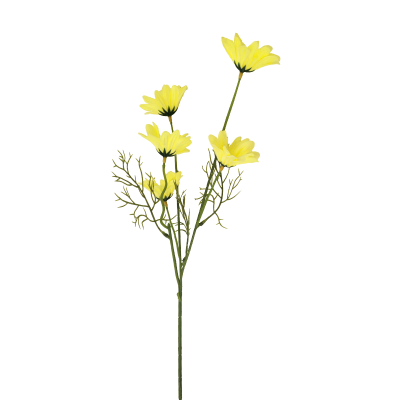 Flor Artificial Margarita Amarilla 52cm