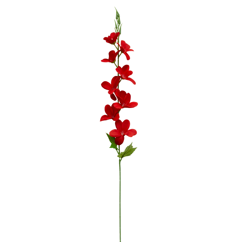 Flor Artificial Campanula Roja 77cm
