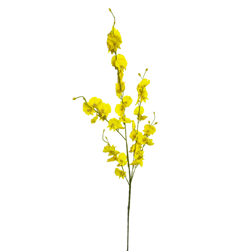 Flor Artificial Orquídea Oncidium Amarilla 95cm