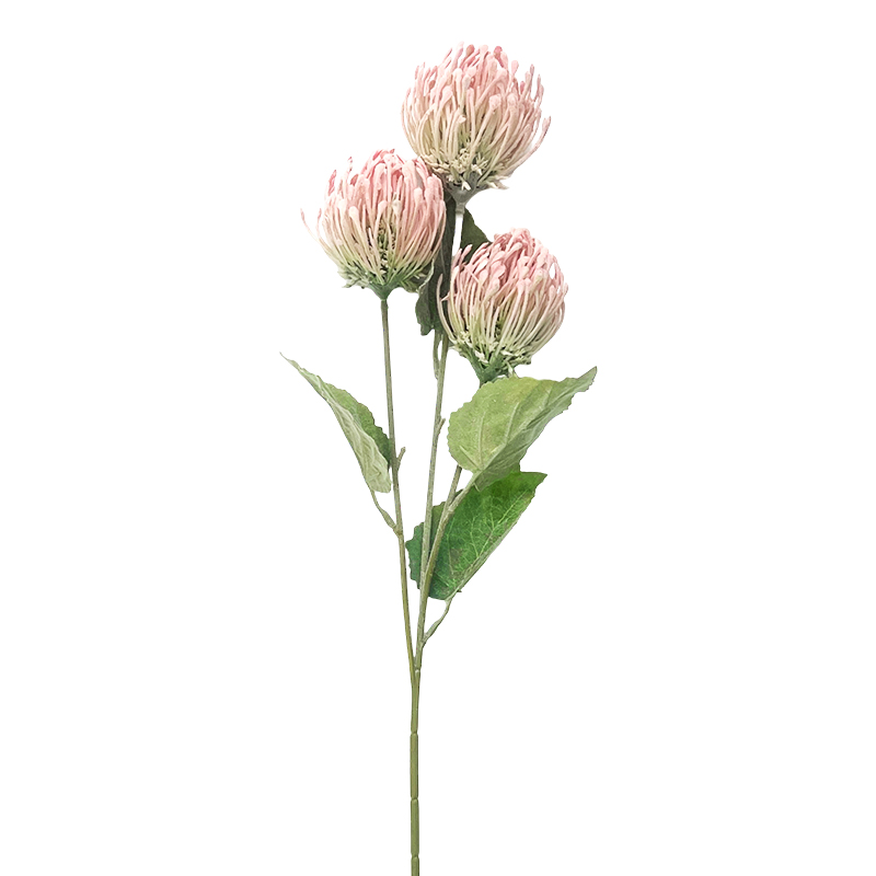 Flor Artificial Protea Rosada 68cm