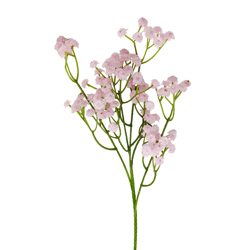 Flor Artificial Crisantemo Rosada 65cm