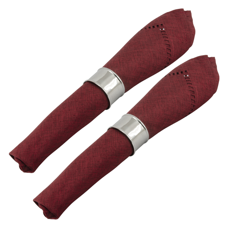 Servilleta Glam Red 45x45cm 2 Piezas