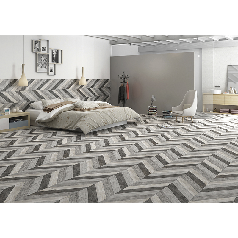 Porcelanato 60x120cm Rose Wood Grey Mate India