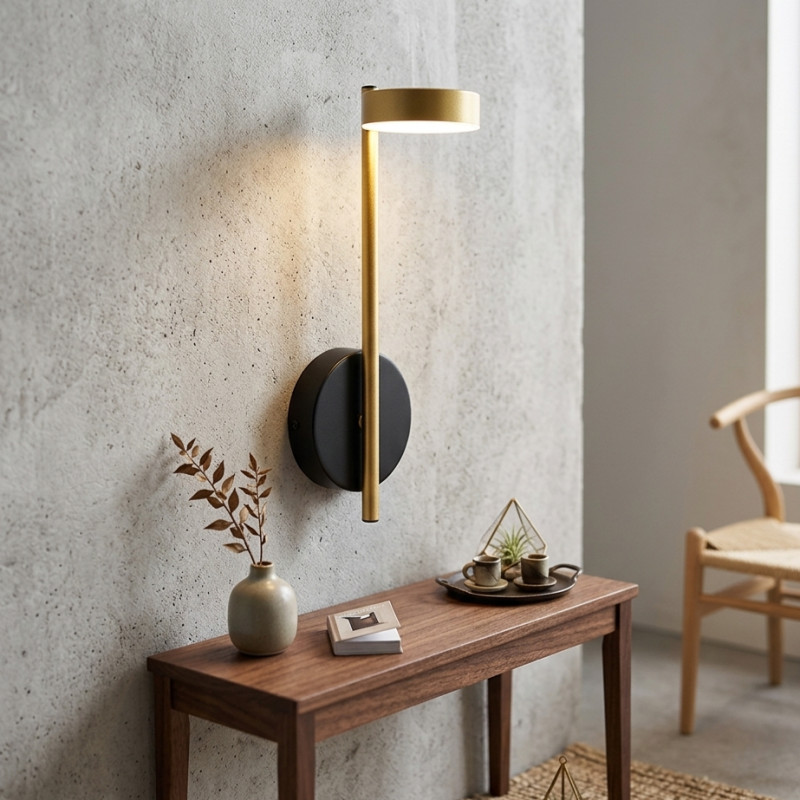 Aplique LED Volumen Oro 40cm 12W Eurolight
