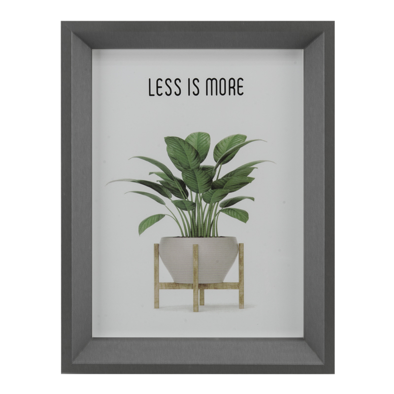 Portaretrato Leier Gris 15x20cm Madera