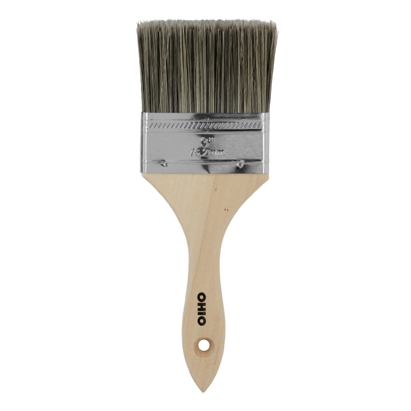 Brocha Mango Blanco 3" OHIO