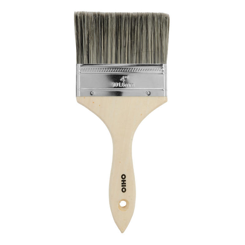 Brocha Mango Blanco 4" OHIO