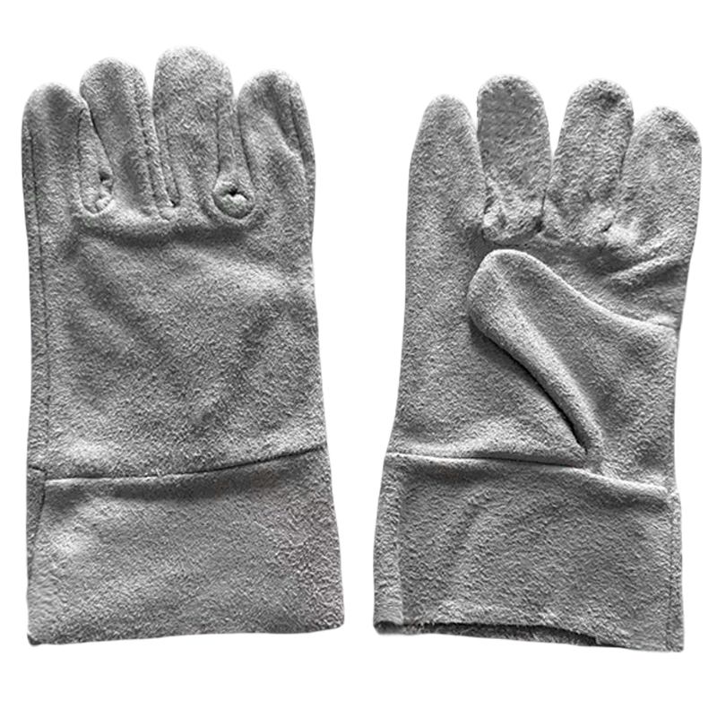 Guante de Cuero para Soldar 11" Gris