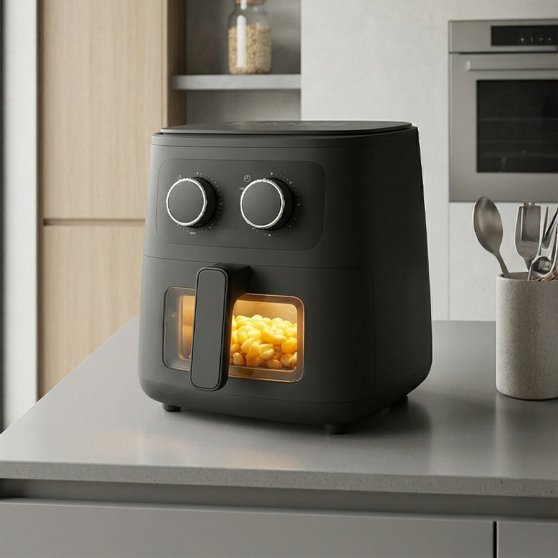 Air Fryer 5 Litros Negro Mastermaid