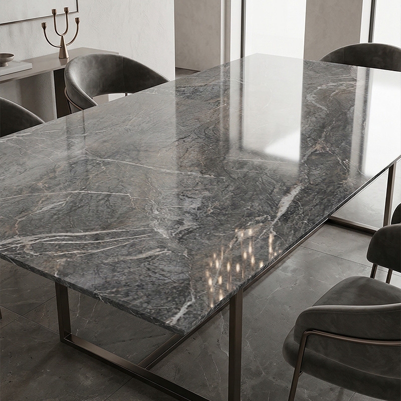 Piedra Sinterizada 80x260cm Terra Blue Pulido de 15mm (2.08)