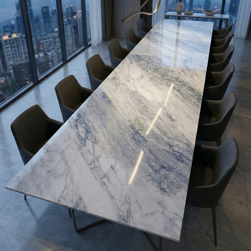 Piedra Sinterizada 80x260cm Storm Blue Pulido de 15mm (2.08)