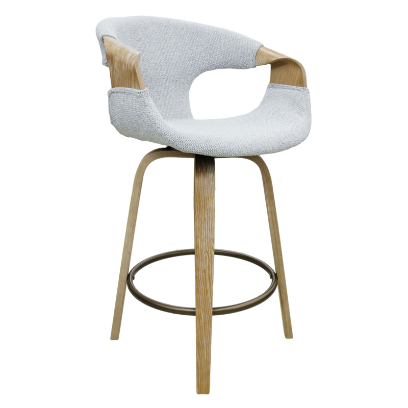 Silla para Bar Sardenia Gris Madera