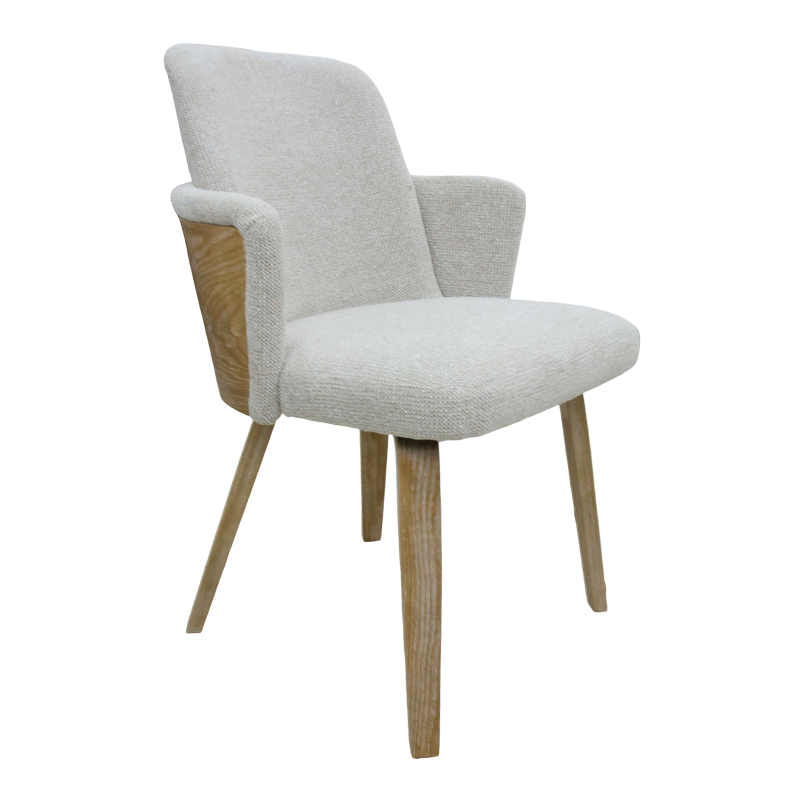 Silla Vittoria Taupe Madera 