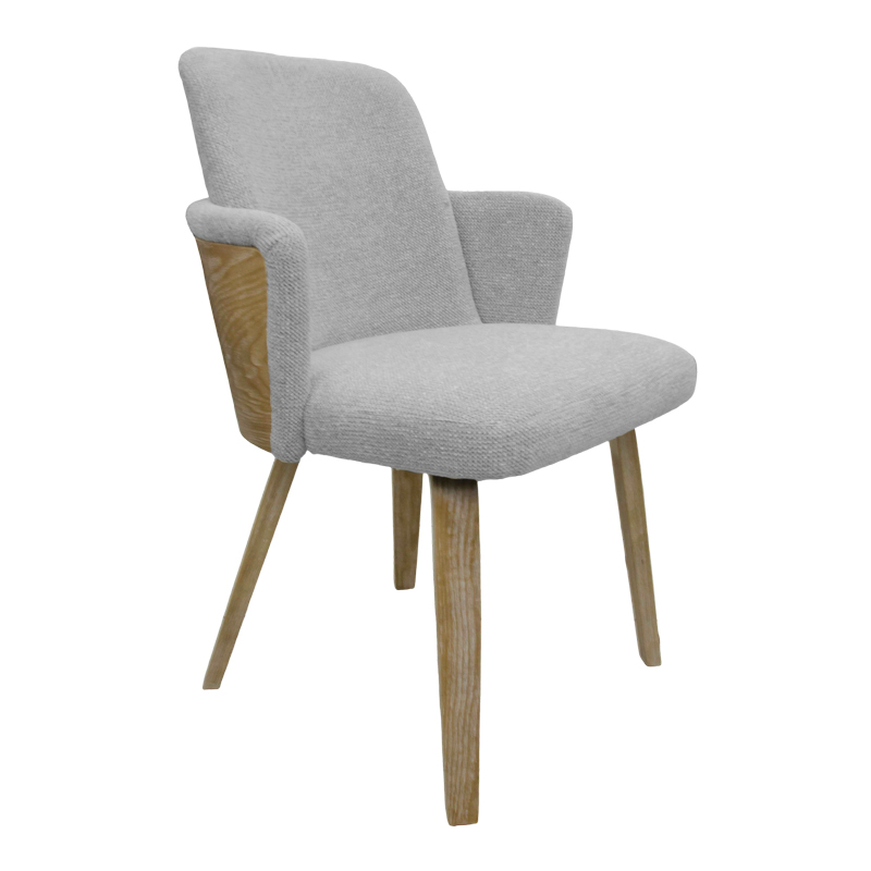 Silla Vittoria Gris Madera 