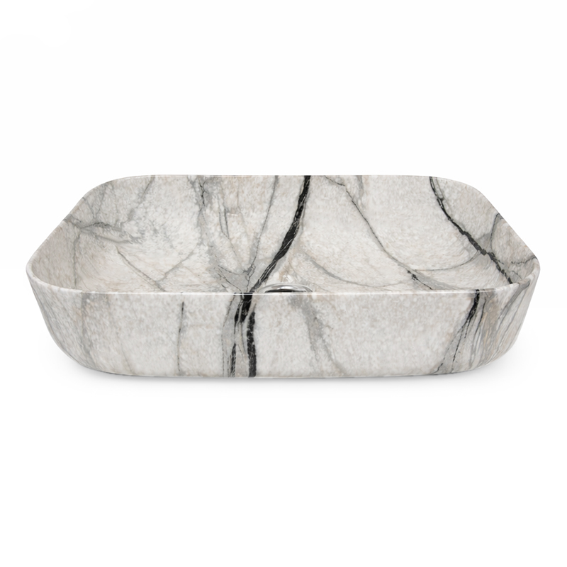 Lavamanos Clalacatta 51x39x14cm Beige