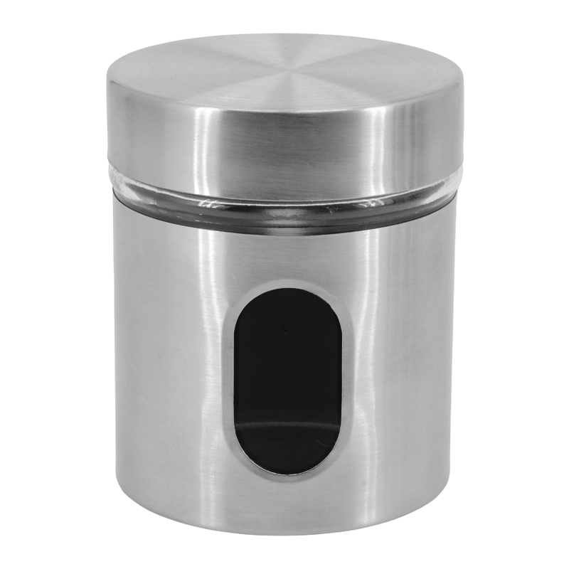 Frasco con Tapa Inoxidable 10x9cm