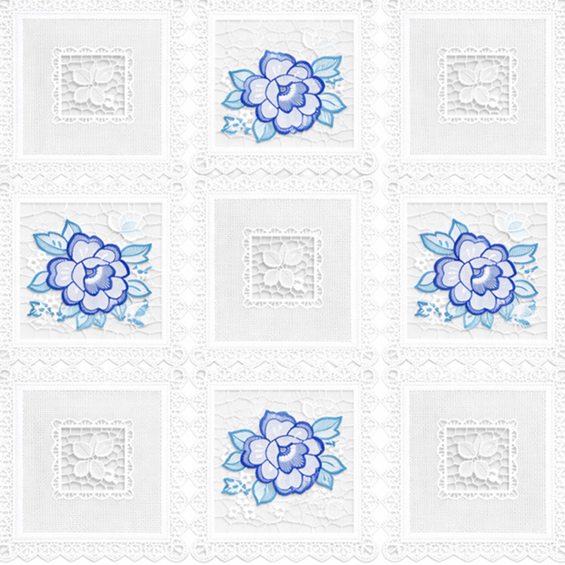 Mantel de PVC 137cm x 20 metros YR025W-3 con Relieve